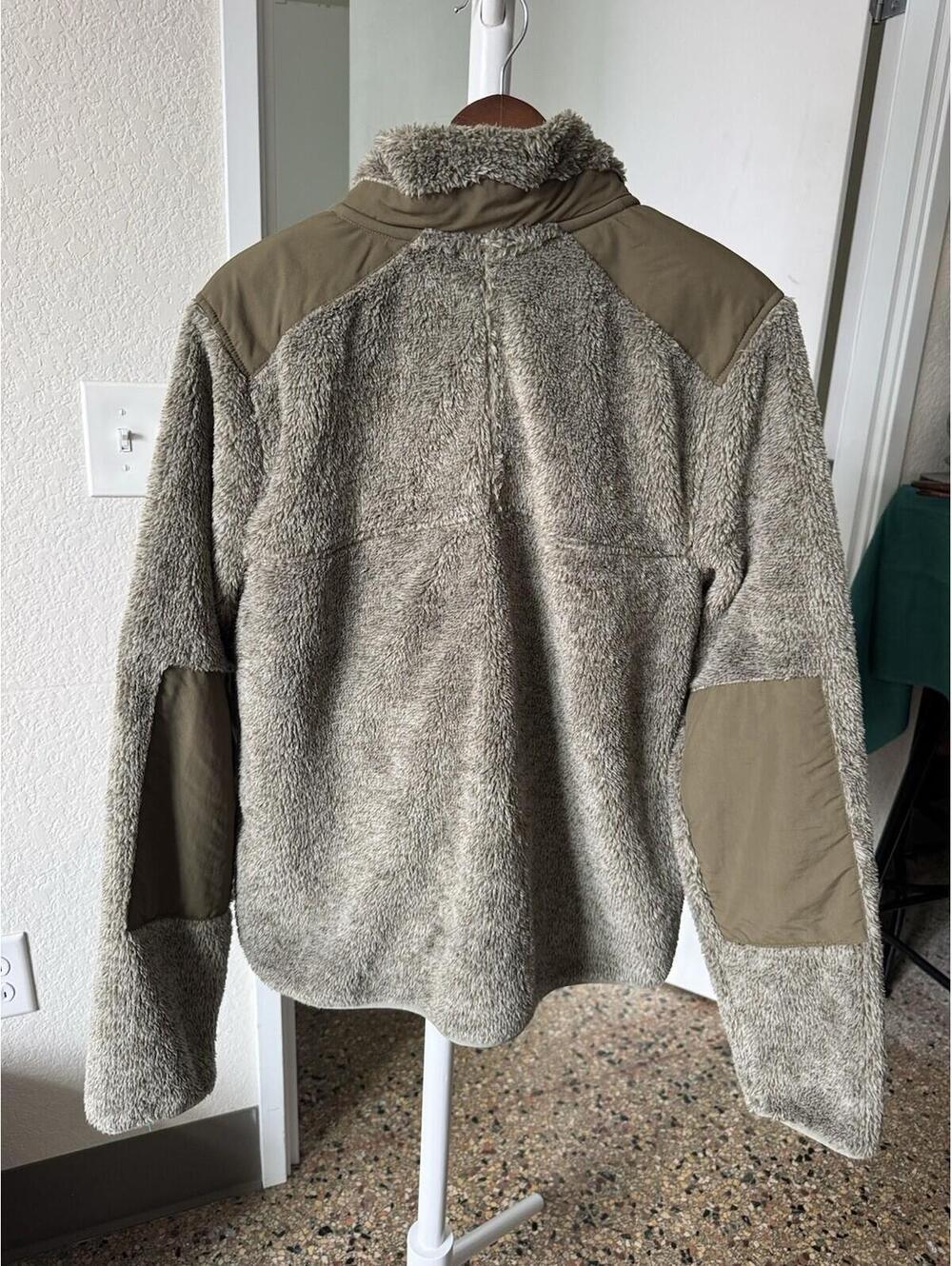 LL Bean Hi-Pile Fleece Sherpa Jacket Women’s Size M Brown Outdoor - Picture 3 of 4